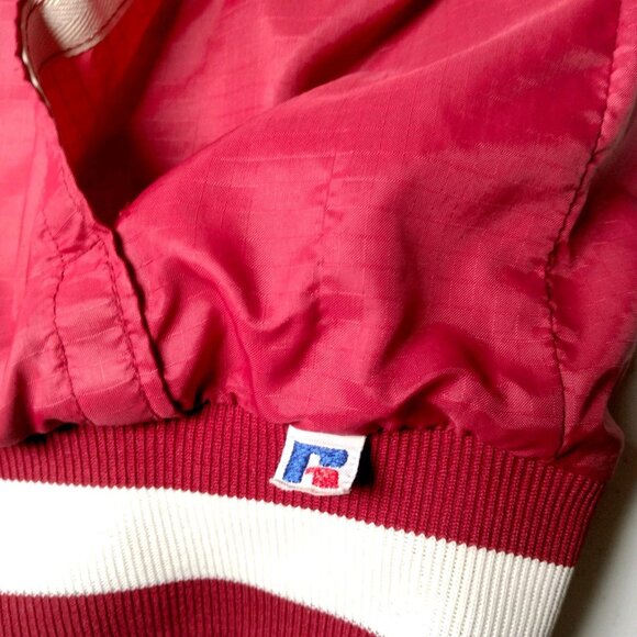 Vintage University Of Alabama Crimson Tide Jacket Men Large Red Thermal Rip Stop - Picture 12 of 16